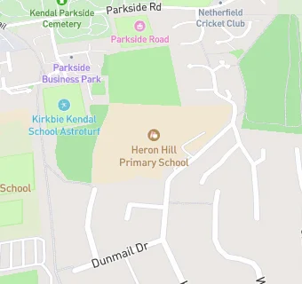 map for Heron Hill Primary School