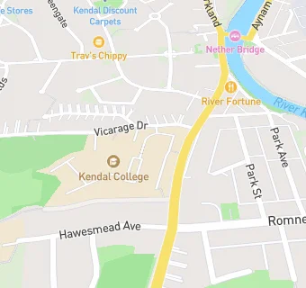 map for Kendal College