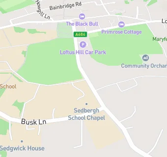 map for Sedbergh School