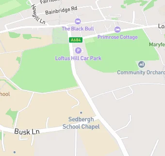 map for Sedbergh Junior School