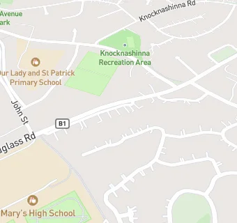 map for ST MARY'S HIGH SCHOOL