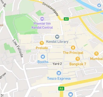 map for Pizza Express