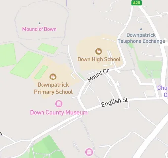 map for DOWN SURE START