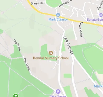 map for Kendal Nursery School