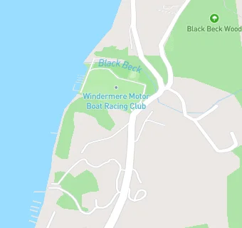 map for Windermere Motor Boat Racing Club