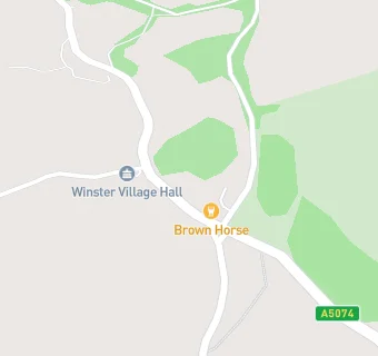 map for Brown Horse Inn