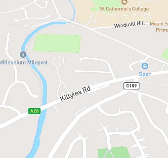 map for Mullan's Killylea Road Limited