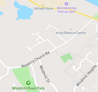 map for Rossorry Church Hall