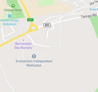 map for Burrendale Day Nursery