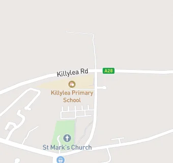 map for Killylea Parish Church and Hall