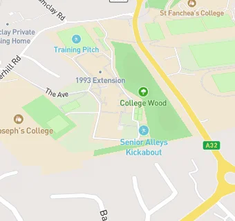 map for St Michael's College