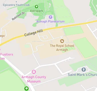 map for THE ROYAL SCHOOL