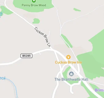 map for The Cuckoo Brow Inn