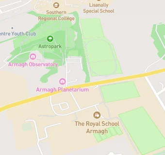 map for ARMAGH PLANETARIUM