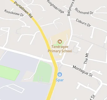 map for Kids Academy Tandragee