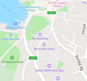 map for Burn How Garden House Hotel