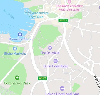 map for Belsfield Hotel