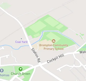 map for Brompton Community Primary School