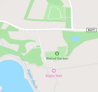 map for Kiplin Hall Tea Rooms