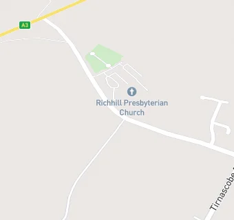 map for Richhill Presbyterian Church and Hall