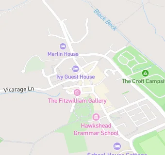 map for Hawkshead Co-op