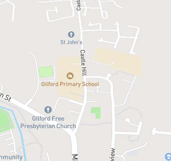 map for St Johns Primary School