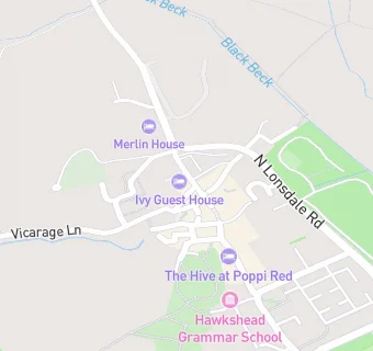 map for Hawkshead Childcare CIC