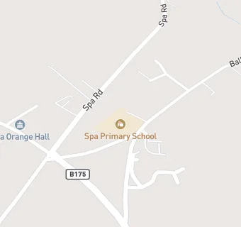 map for SPA PRIMARY SCHOOL