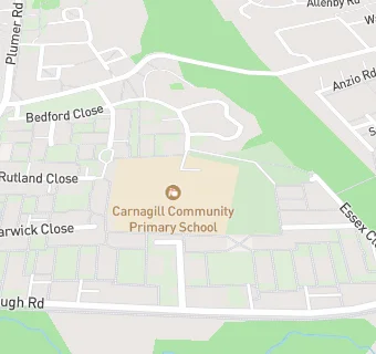 map for Carnagill Community Primary School