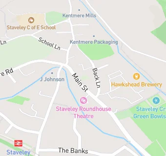 map for Staveley Pharmacy