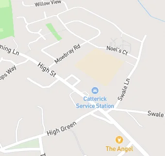 map for Catterick Service Station Ltd