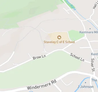 map for Staveley Primary School