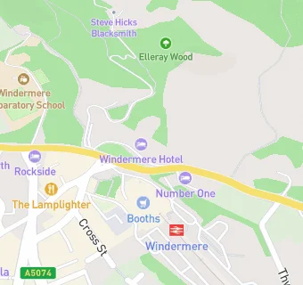 map for Windermere Hotel