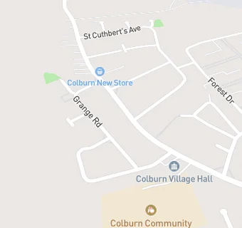 map for Colburn Community Cafe