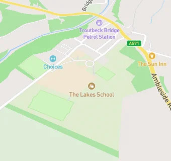 map for The Lakes School