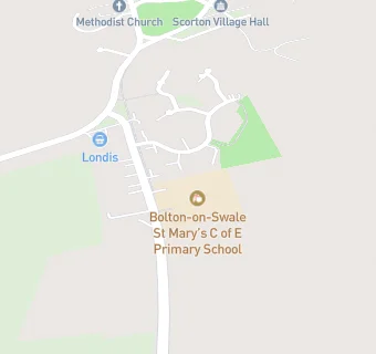 map for Bolton-On-Swale St Mary's CofE Primary School