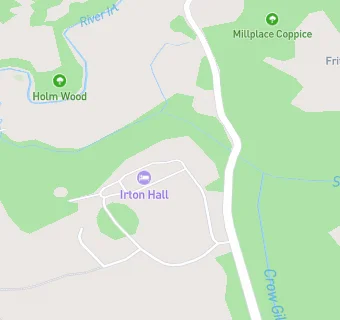 map for Irton Hall