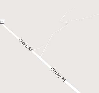 map for Clabby Filling Station