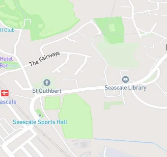 map for Seascale Bowling Club