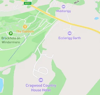 map for Cragwood House Hotel