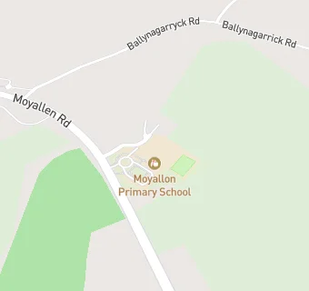 map for Moyallan Primary School