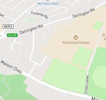 map for Richmond School And Sixth Form Centre.