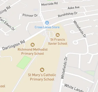 map for St Mary's Catholic Primary School - a Catholic voluntary academy