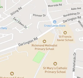 map for Richmond Methodist Primary School