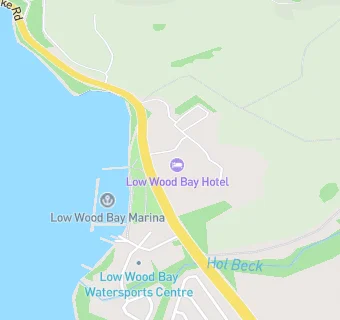 map for Low Wood Hotel