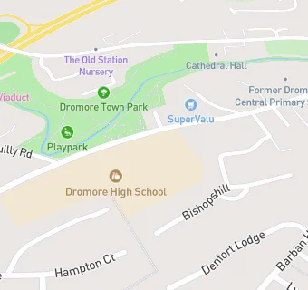 map for Dromore High School