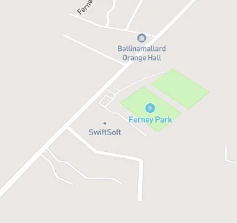 map for Ballinamallard United Football Club