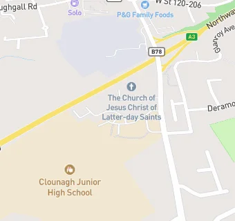 map for CLOUNAGH JUNIOR HIGH SCHOOL