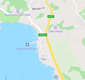 map for Ambleside Fish and Chips