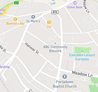 map for Blossom Sure Start/Carleton St 08/18